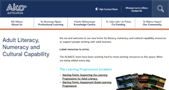Desktop Screenshot of literacyandnumeracyforadults.com